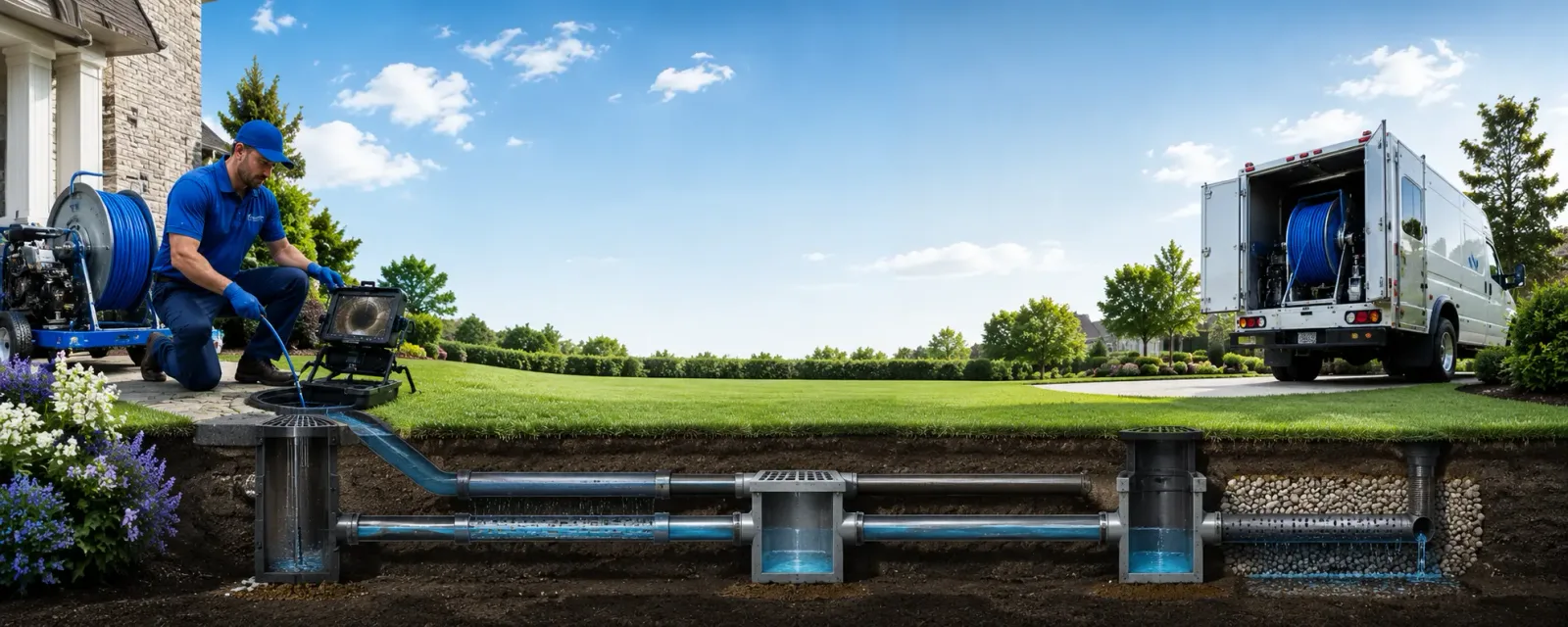Outdoor drain cleaning information for Franklin, GA